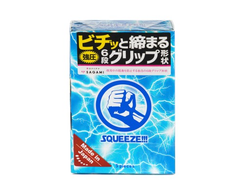 Презервативы Sagami Squeeze латексные, 5 шт