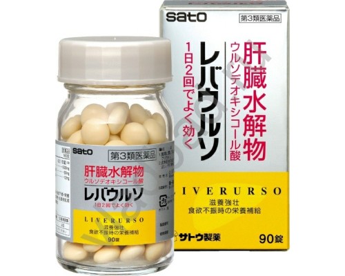 Препарат для лечения печени Sato Liverurso, на 30 дней,180 шт
