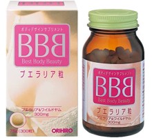 Orihiro ВВВ Best Body Beauty Пуэрария Мирифика, 300 шт