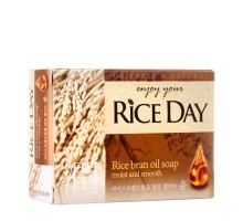Мыло туалетное CJ Lion Rice Day экстракт рисовых отрубей, 100 г