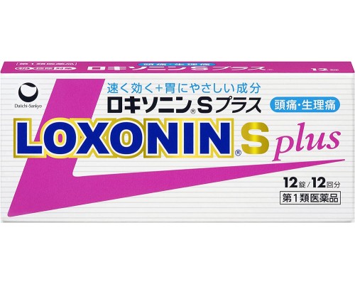 Обезболивающее и жаропонижающее средство Loxonin S Plus, 12 шт