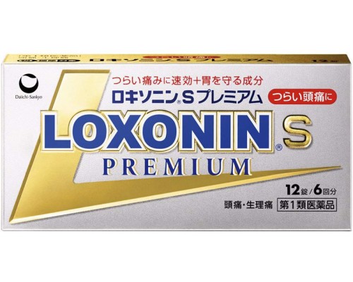 Обезболивающее и жаропонижающее средство Loxonin S Premium, 24 шт