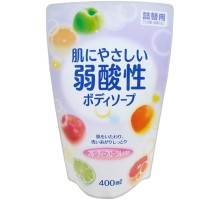 Мягкое мыло для тела Rocket Soap Animo c фруктово-цветочным ароматом , сменная упаковка, 400 мл