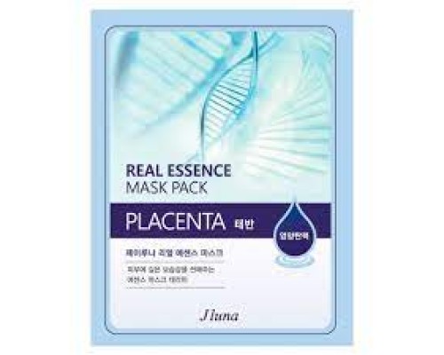 Тканевая маска Jluna Real Essence Mask Pack Placenta с плацентой, 25 мл