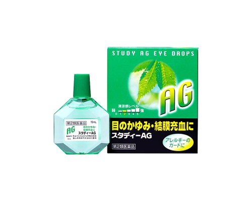 Глазные капли Kyorin Study AG EYE Drops от аллергии, 15 мл