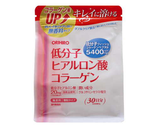 Orihiro Collagen Коллаген с гиалуроновой кислотой 5400 мг, курс 30 дней