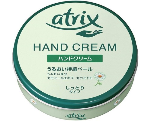 Крем для рук KAO Atrix Hand Cream увлажняющий с экстрактом ромашки и церамидами, 178 г