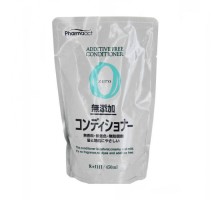 Мягкий кондиционер Pharmaact Mutenka Zero без добавок для чувствительной кожи головы, сменная упаковка, 450 мл
