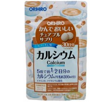 Orihiro Кальций с витамином D со вкусом кофе, 150 шт