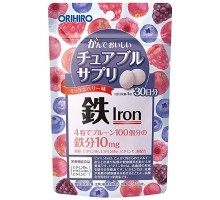 Orihiro Железо с витаминами, 120 шт