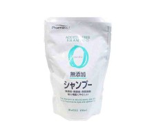 Мягкий шампунь Pharmaact Mutenka Zero без добавок для чувствительной кожи головы, сменная упаковка, 450 мл