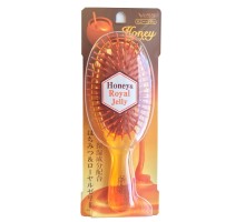 Щетка массажная VeSS Honey Poly Hair Brush круглая для увлажнения и придания блеска волосам с мёдом и маточным молочком