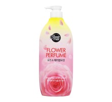 Гель для душа Kerasys Shower Mate Pink Flower Роза, 900 мл
