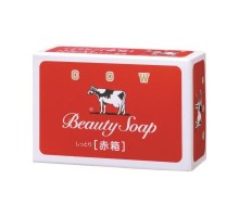 LION Молочное косметическое увлажняющее мыло "Beauty Soap" красная упаковка 1 шт×100 г