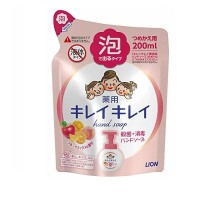 LION Мыло-пенка для рук "KireiKirei" с ароматом МИКСА фруктов 200 мл (мягкая упаковка)