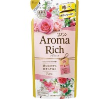 LION Кондиционер для белья "AROMA" (ДЛИТЕЛЬНОГО действия "Aroma Rich Diana" / "Диана" с богатым ароматом натуральных масел (женский аромат)) 400 мл, мягкая упаковка