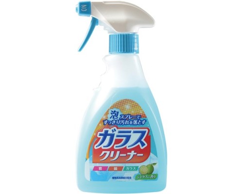 Пена-спрей для мытья стекол и зеркал Nihon Foam Spray Glass Cleaner, 400 мл