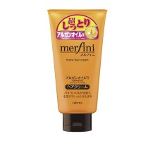 LION Крем "Merfini" восстанавливающий и увлажняющий для окрашенных и поврежденных волос с аминокислотами, гиалуроной кислотой и аргановым маслом (с термо и UV-защитой) 150 г