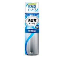 LION Освежитель воздуха для туалета "SHOSHURIKI" (аэрозоль для туалета с антибактериальным эффектом "БЕЗ запаха") 330 мл