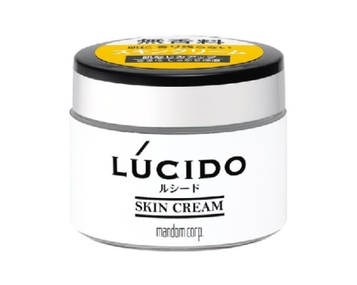 Mandom Мужской экстра увлажняющий крем Lucido Skin Cream без запаха, красителей и консервантов 48 г
