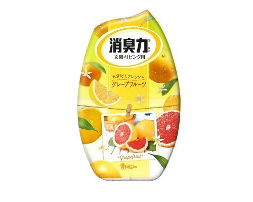 Жидкий освежитель воздуха для комнаты ST Shoushuuriki со свежим ароматом грейпфрута, 400 мл