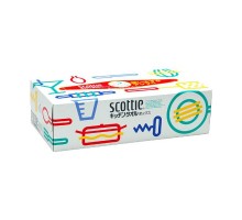 LION Бумажные кухонные полотенца в коробке Crecia "Scottie" двухслойные 75 шт