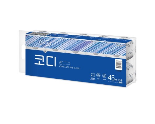 LION Мягкая туалетная бумага "Codi Bathroom Tissue" (двухслойная, тиснёная) 10 рулонов