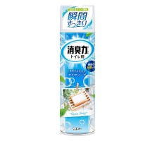 LION Освежитель воздуха для туалета "SHOSHURIKI" (аэрозоль для туалета с антибактериальным эффектом "Нежное мыло") 330 мл