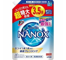 LION Гель для стирки "TOP Super NANOX" (концентрат) мягкая упаковка с крышкой 1230 г