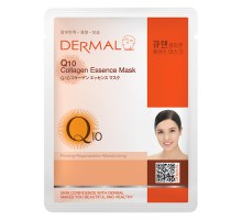 Косметическая маска Dermal Q10 Collagen Essence Mask с коллагеном и коэнзимом Q10, 23 г