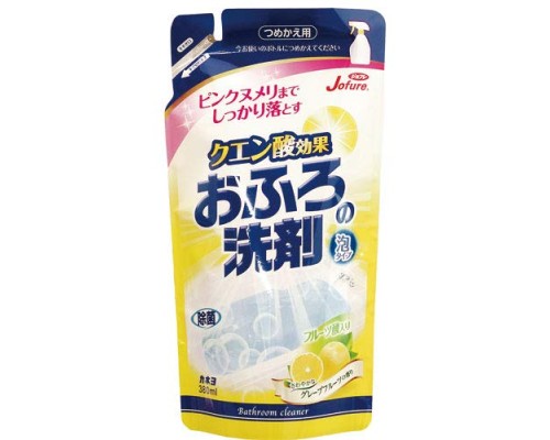 Пена-спрей чистящая Kaneyo Jofure для ванны, сменная упаковка, 380 мл