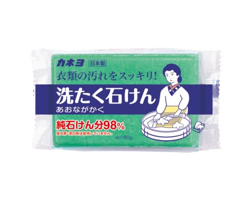 Универсальное хозяйственное мыло Kaneyo Laundry Soap для любых типов загрязнений, 190 г