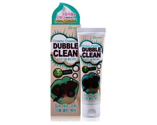Кремовая зубная паста Mukunghwa Dubble Clean с очищающими пузырьками и фитонцидами, 110 г
