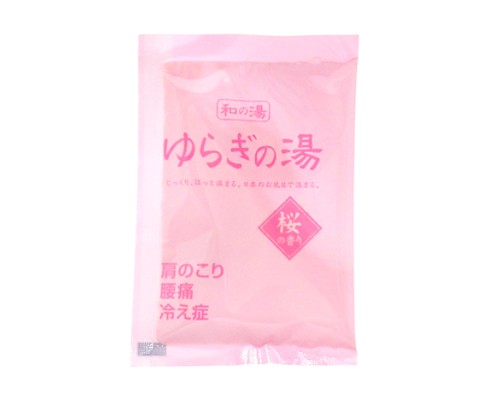 LION Соль для принятия ванны "Bath Salt Novopin Yuragi noYu" с ароматом цветущей сакуры 25 г