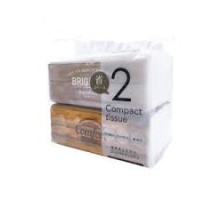 LION Двухслойные бумажные салфетки (в компактной мягкой упаковке) 2 уп х 130 листов (130 салфеток в 1 пачке) Размер: 130 х 180 мм